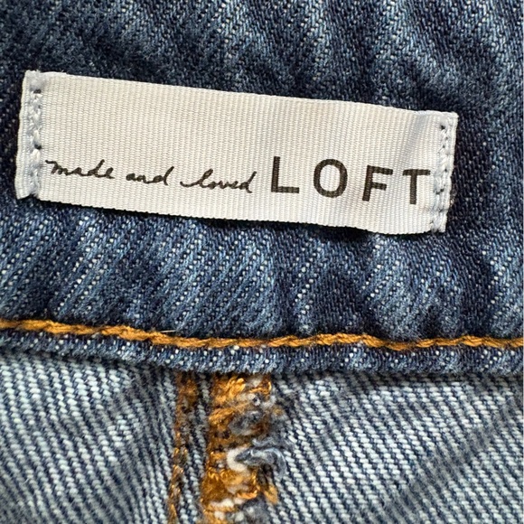 LOFT women’s The Wide Leg denim jeans sz 27/4 preloved in excellent condition - Picture 4 of 6